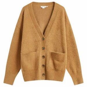 NWT Good American Women's Plush Oversized Cardigan in Warm Caramel 2X 3X
